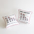 Christmas Stick Figure Cushion - 1 Person/Pet
